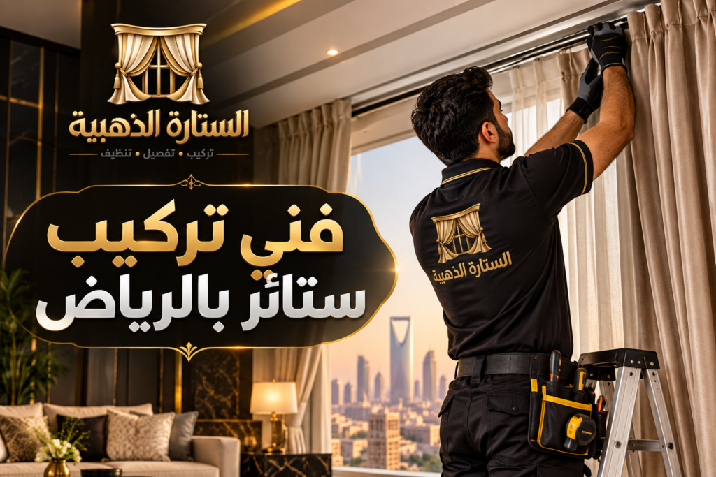 فني تركيب ستائر بالرياض